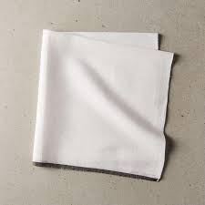 Caspari white pearl amp gold paper linen guest towel napkins in letter b pack of 24. Edge Acid Yellow White Linen Napkin