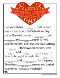Valentines day poems from the special collections of my word wizard will inspire you with romantic sentiments and words that express how. Valentine Mad Libs Woo Jr Kids Activities