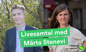 Hon har varit kommunalråd i malmö, regionråd i skåne och nu senast partisekreterare. Livesamtal Med Marta Stenevi I Dag Miljopartiet Lund Facebook
