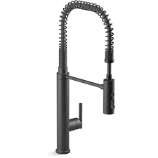 Kohler's kitchen faucets are available in a wide range of styles and finishes. Kohler K 24982 Purist 1 5 Gpm Single Hole Pre Rinse Kitchen Faucet