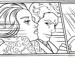 Complete these free printable coloring pages with the look and feel of a warhol work of art. Comic Pop Art Coloring Pages Novocom Top