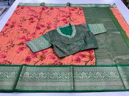 Jute Matka Silk Saree - Etsy