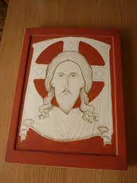 الأيقونة من رسم مشغل روسي في رسم الأيقونة وجه من نور أيقونتي الأرثوذكسية iconography orthodox icons byzantine icons