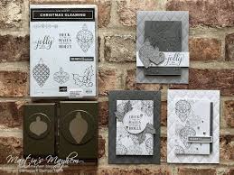 | send season's greetings in style with a personalised christmas card. Stampin Up Christmas Gleaming Card Easy Step By Step Video Tutorial For Diy Card Making Scrapbooking And Christmas Cards Handmade Stamp Set Basic Grey Cards