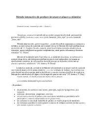 31,30 lei (pretul include tva). Doc Metode Interactive De Predare Invatare Evaluare A Stiintelor Sergiu Ioan Tabarcea Academia Edu