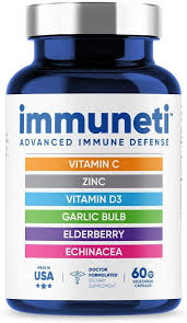 Check spelling or type a new query. Amazon Com Immuneti Advanced Immune Defense 6 In 1 Powerful Blend Of Vitamin C Vitamin D3 Zinc Elderberries Garlic Bulb Echinacea Supports Overall Health Provides Vital Nutrients Antioxidants Health Personal Care