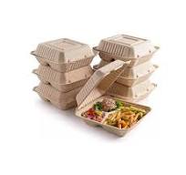 Fabricante de cajas plegables de bagazo compostable-GangXuan