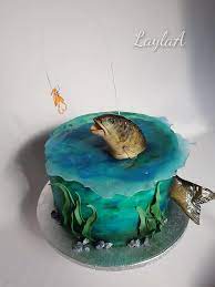 Fishing Cake Fish Cake Fishing Theme Cake Fish Cake Birthday