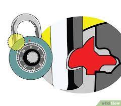 The lock uses four cylinders of ten letters each, with the far right cylinder having nine letters and one blank spot. 3 Ways To Open Combination Locks Without A Code Wikihow