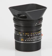 Leica Summilux M 35 1 4 35mm F 1 4 Asph 11874 With 12589 Hood E46 Yr 1999 Leica Vintage Cameras Photography Equipment