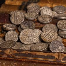 Mughal Empire silver rupees from 17th and 18th century India