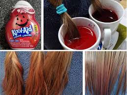 dye hair with kool aid