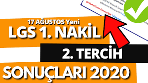 Check spelling or type a new query. Lgs 1 Nakil Sonuclari 2 Tercih Sonuclari 17 Agustos 2020 Youtube