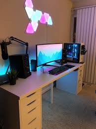 Reddit Battlestations Upgrading My Pc Turned Into Upgrade All The Things With Images Diy Computer Desk Video Game Rooms Gaming Room Setup