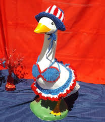 Black And White Goose With Red Beak Goose Bikinis For 25 Ceramic Cement Goose Etsy In 2020 Goose Clothes Yellow Polka Dot Bikini Red White Blue Bikini