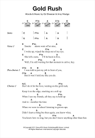 Piano daddy provides beginners notes for piano, casio, keyboard and guitar chords, keyboard notes easy keyboard piano notes for piya tose naina lage re sung by lata mangeshkar, chords, lyrics. Ed Sheeran Gold Rush Sheet Music Pdf Notes Chords Pop Score Guitar Chords Lyrics Download Printable Sku 120223