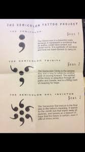 Semicolon Project Semicolon Tattoo Project Semicolon Tattoo Tattoo Project