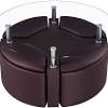 Speaking of round coffee table shape, there is a way you can do while adding more functionality to the room. 1