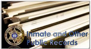 Inmate And Other Public Records Requests Davidson County Sheriff Nashville Tennessee