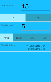 Windchill Calculator Amazon Co Uk Appstore For Android