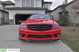Mercedes W204 Godhand Style Carbon Fiber Front Lip Spoiler C300 C350 Mercedes Benz C230 Mercedes Benz C300 Mercedes
