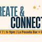 Create + Connect: crafts, games, pizza, and community event image