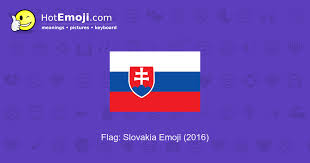 Wir bieten verschiedene ausdrucksarten und variationen der slowakei flagge. Flag Slovakia Emoji Meaning With Pictures From A To Z