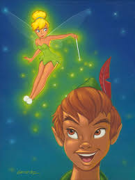 Pixie Dust For Peter 12x9 Original Disney Disneyart Art Tinkerbell Disney Disney Fine Art Disney Artists