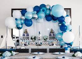 Sweet Events By Anh On Instagram Today Evan Turns One We Were There For H Baby Shower Nautical Theme Nautical Baby Shower Boy Nautical Theme Baby Shower Boy
