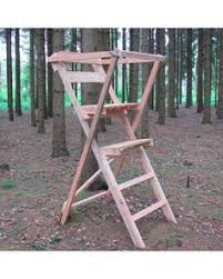 Bassner Ansitzleiter Holz Gross Mit Dach Ansitzleiter Hirsch Jagd Dekor Holz