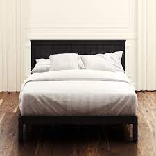 Zinus 16 inch platform bed / metal bed frame / mattress foundation with tufted navy panel headboard / no box spring needed / wood slat support, queen 4.6 out of 5 stars 544 $216.13 $ 216. Santiago Wood Platform Bed Frame Zinus