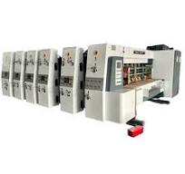 4 Color High Speed Automatic Flexo Printer Slotter Die Cutter Corrugated  Carton Box Printing Lead Edge Feeder Machine