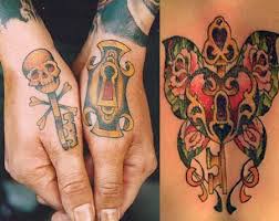 Visualize these key and lock tattoos: Key And Lock Tattoos Designs Ideas Meaning Tattoo Me Now