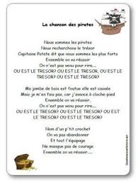 La Chanson Des Pirates Paroles Illustrees A Imprimer La Chanson Des Pirates Pirate Pirates Maternelle Jeux Pirate