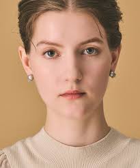 agete（アガット）の「K10グレーパール／ラブラドライトピアス（ピアス（両耳用））」