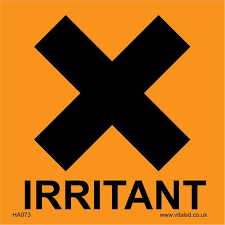 Ha073 Irritant Hazard Sign Hazard Signs