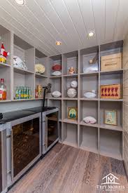 Wine Cellar With 1x6 Tongue And Groove Painted Pine Ceiling Morris Homes Tongue And Groove Ceiling Ceiling Painting
