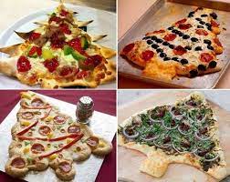 Christmas Tree Pizza Recipe Christmas Pizza Christmas Food Xmas Food