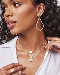 Gold Pendant Kendra Scott Ruth Necklace Kendra Scott Rue Long Necklace  Kendra Scott Elisa Pendant Necklace