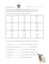 Floss Rule Worksheet Teaching Phonics Teaching Writing Word Study