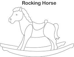 People that are suffering from. Rocking Horse Coloring Page For Kids
