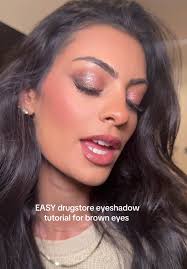 Easy Drugstore Eyeshadow Tutorial for Brown Eyes