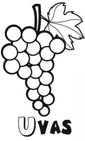Dibujo Uvas Para Colorear