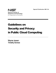 In this paper, the authors focus on cloud computing, which is a distributed architecture that centralizes server resources on quite a scalable platform so as to provide on. Https Nvlpubs Nist Gov Nistpubs Legacy Sp Nistspecialpublication800 144 Pdf