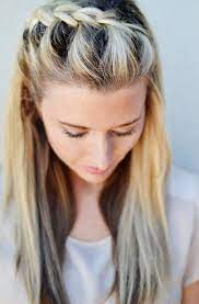 You can make the braid tight or loose. Diy Half Up Side French Braid Hairstyle Simple To Follow Guide Hair Braid Diy Side French Braids French Braid Hairstyles