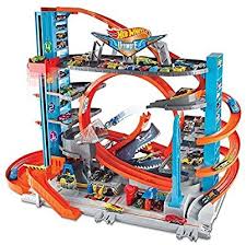 Amazon Com Hot Wheels City Ultimate Garage With Shark Attack Multi Toys Games Hot Wheels Ultimate Garage Hot Wheels Garage Hot Wheels Cars Toys