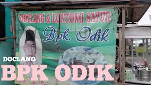 DOCLANG & LONTONG SAYUR BAPAK ODIK BOGOR CABANG LEUWILIANG, indonesia  street food - YouTube
