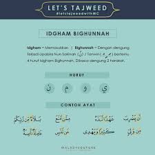 To merge something into something else. Malady Couture Idgham Bighunnah Idgham Memberi Maksud Facebook