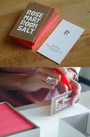 Bright Edge Painted Business Card Card Observer Edge Painted Business Cards Business Cards Creative Painting Edges