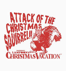 Christmas vacation funny aunt bethany squeaky sound squirrel holiday tee *new. Attack Of The Christmas Squirrel Increditee